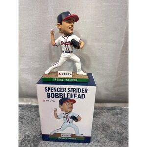 Atlanta Braves Spencer Strider Bobblehead SGA 2024 Delta MLB Baseball Figure Box